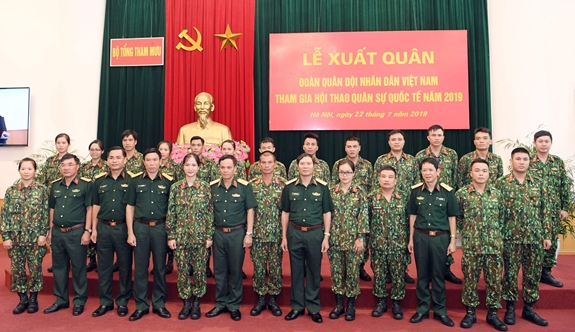 Đoàn Quân đội nhân dân Việt Nam xuất quân tham gia Army Games 2019